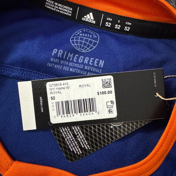 Adidas NHL New York Islanders Authentic Home Hockey Jersey GT5618 Mens $180 - Picture 10 of 11